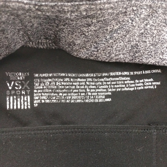 VICTORIA SECRET VSX SPORT GRAY LOGO SPORTS BRA - Picture 4 of 5